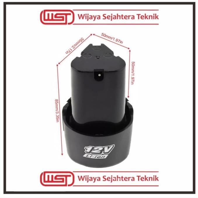 Baterai Mesin Potong Rumput & Mesin Bor Baterai 12Volt 1.5Ah