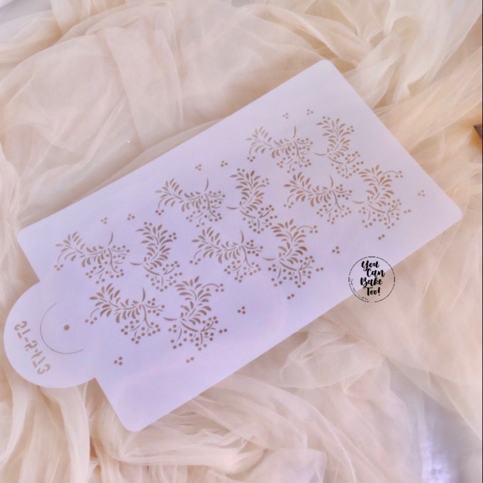 

Abstract Leaf Stencil