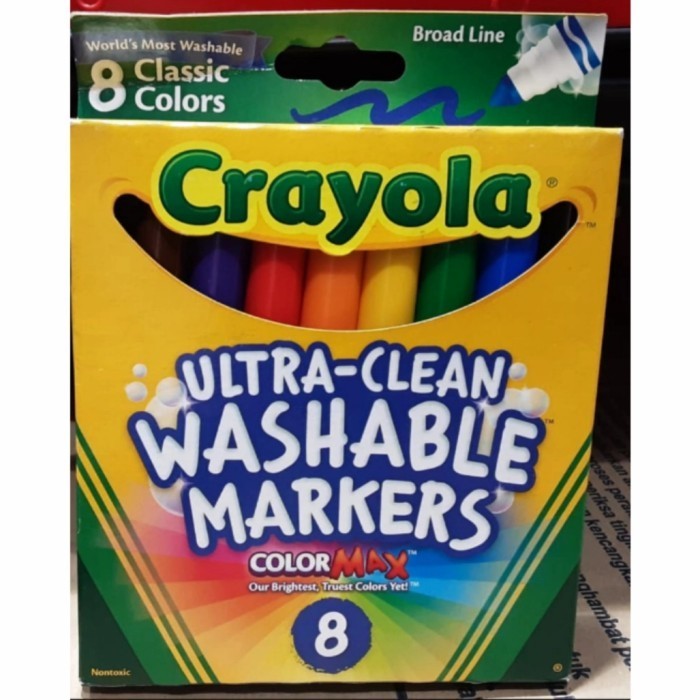 

sale: Ultra Washable markers Color max 8 pcs Broad line