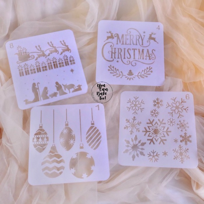 

Set Christmas Stencil