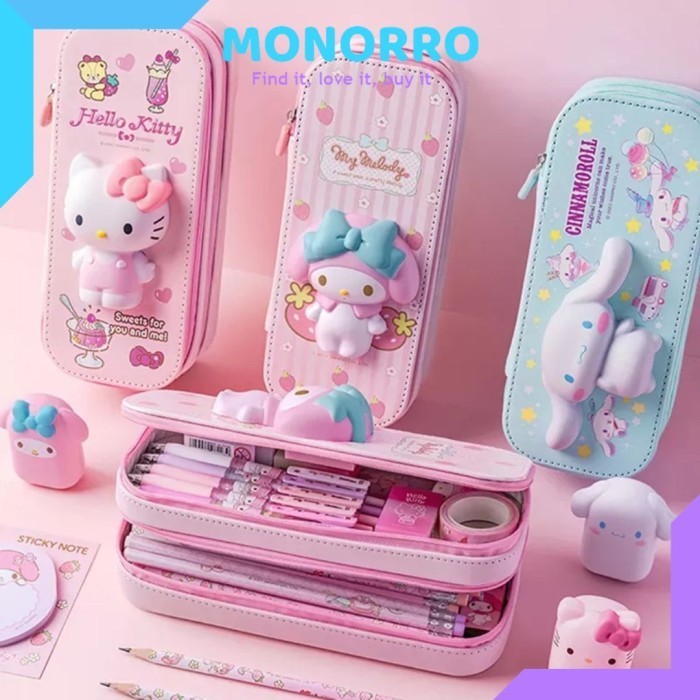 

Cil Case Sanrio Kotak Sil Sanrio Tempat Sil Sanrio Squishy