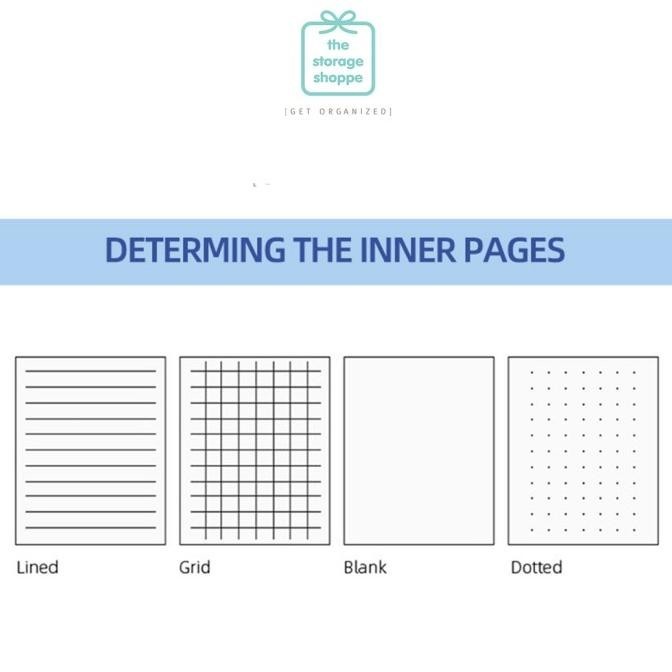 

A5 Notebook Journal Lined Plain Dotted Grid