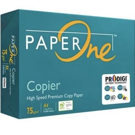 

Paperone A4 75 gram/ Kertas HVS
