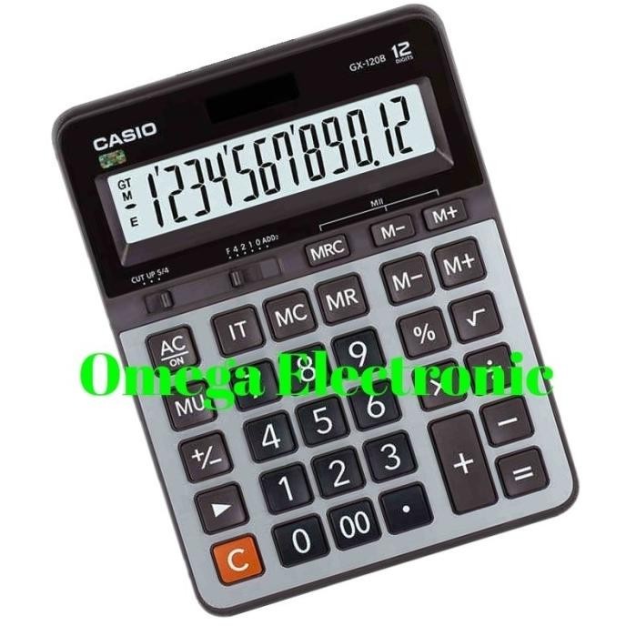 

Casio GX 120 B - Calculator Desktop Kalkulator Meja Kantor GX-120B