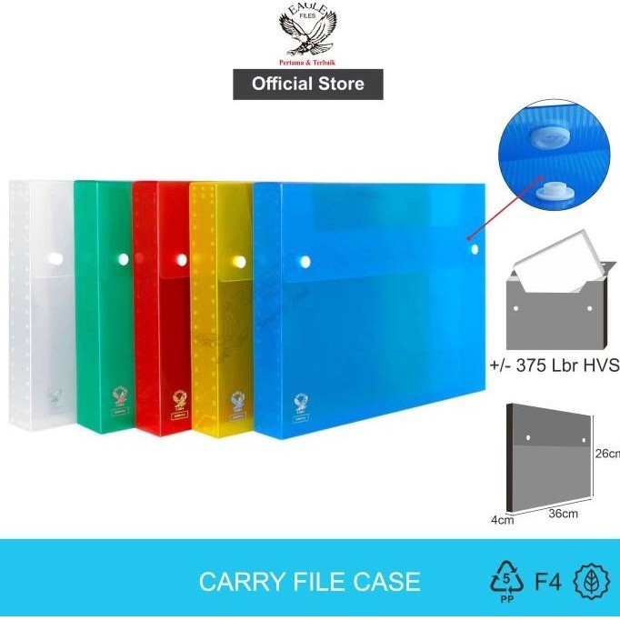 

Map Plastik Kancing / Eagle Carry Case- 4cm E 309-4