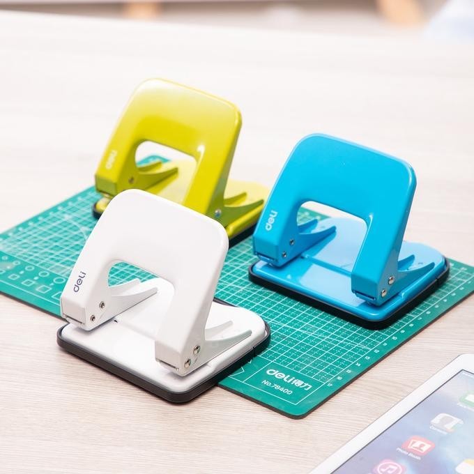 

Deli E0137-Pembolong kertas-Metal Punch 20sheets