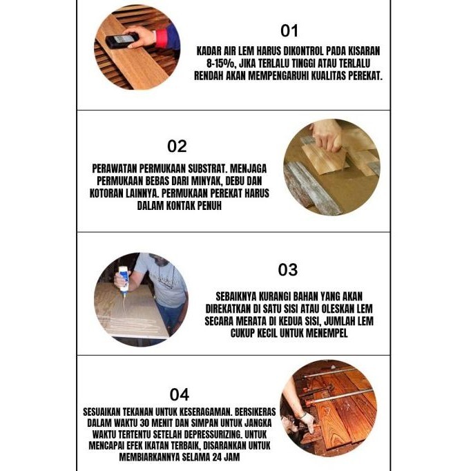 

Lem kayu Titebond II, Lem kayu super kuat tahan air standar AS tahan a