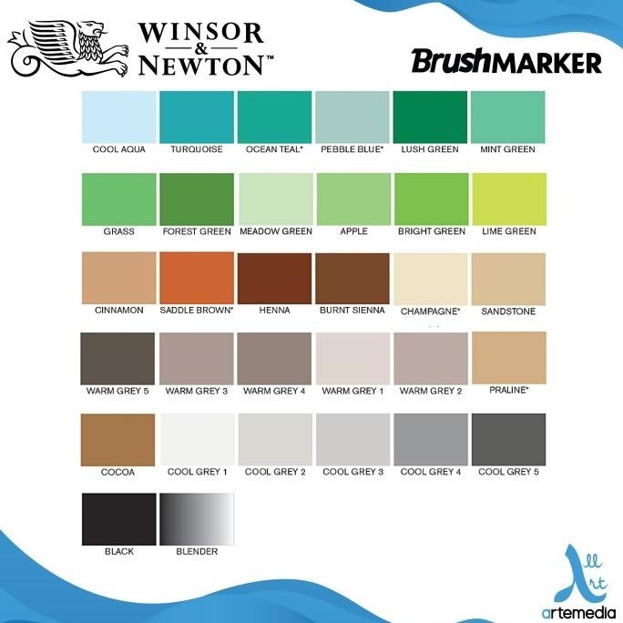 

Brush Marker Winsor & Newton Promarker Brush Pen Dual Point Pena Kuas