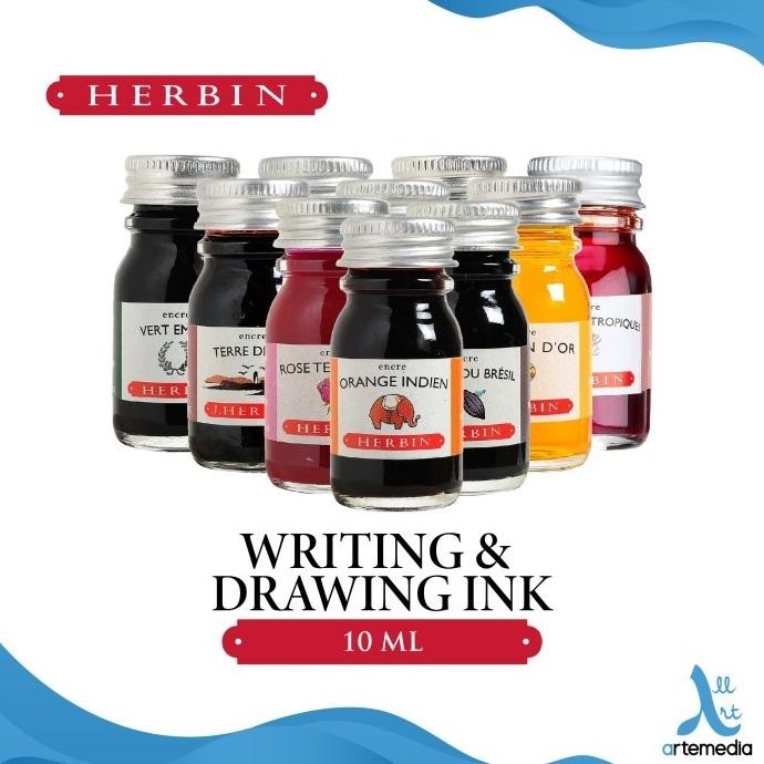 

Tinta Kaligrafi Herbin Writing and Drawing Ink Bottle 10ml - 02/02
