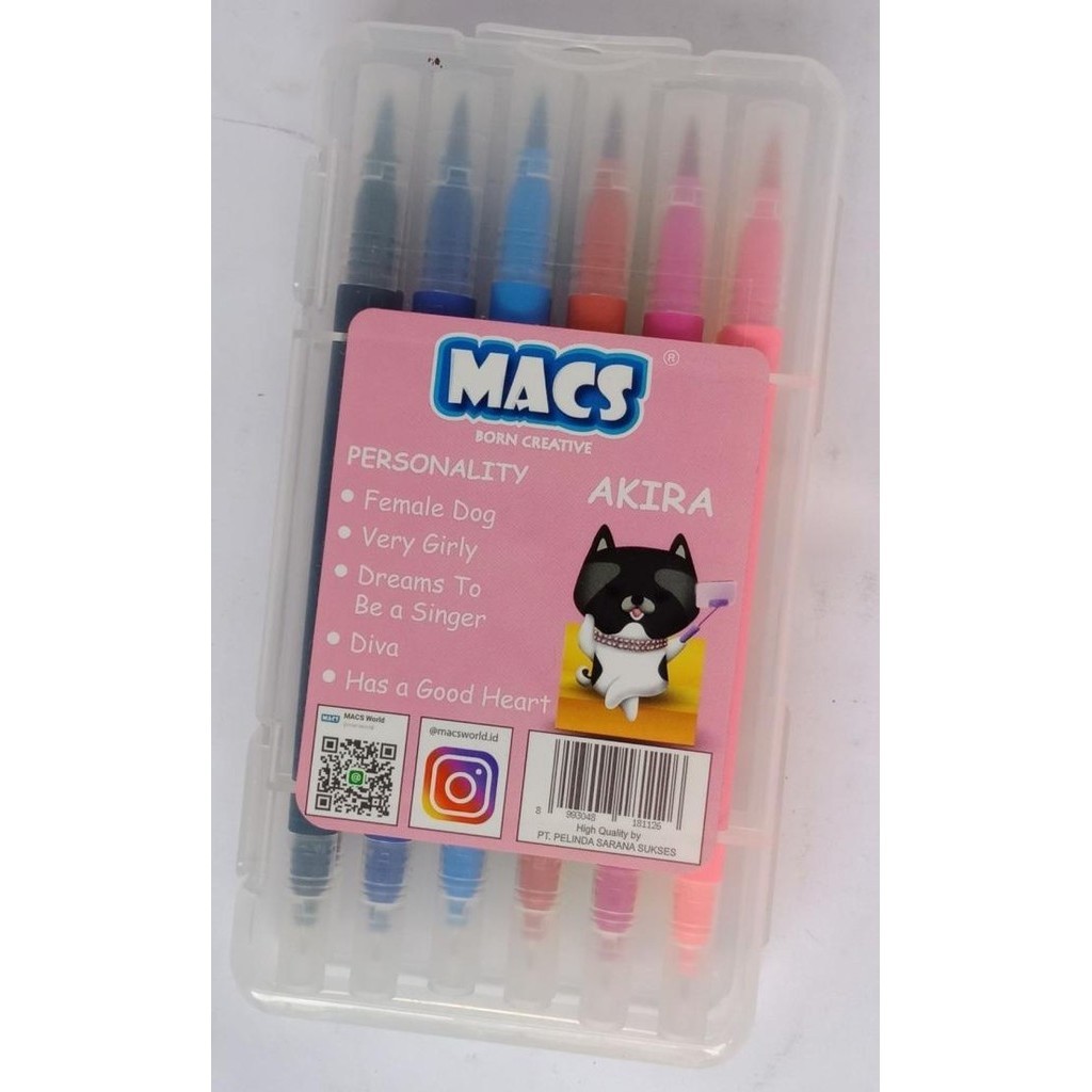 

Brush Pen 12 Warna Macs
