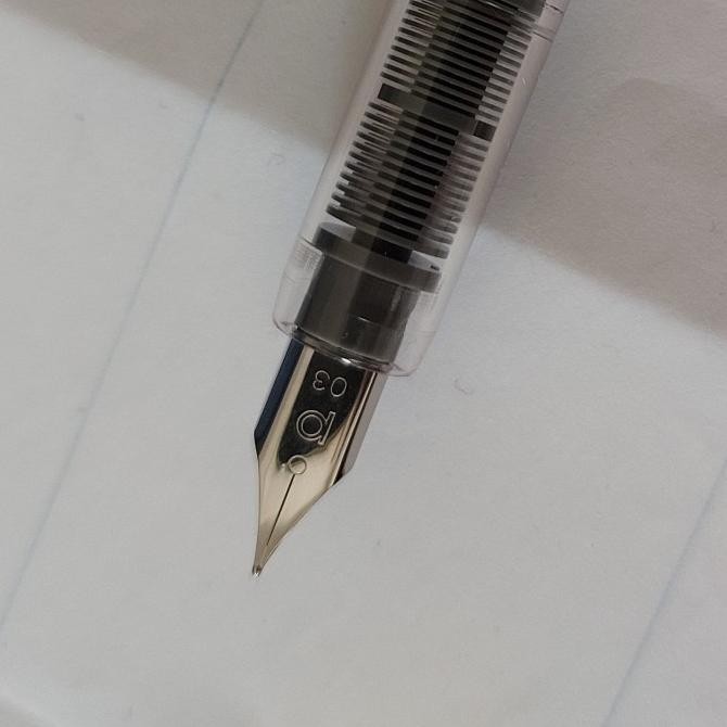 

Muji Polycarbonate fountain pen / reill catridge - pulpen kaligrafi