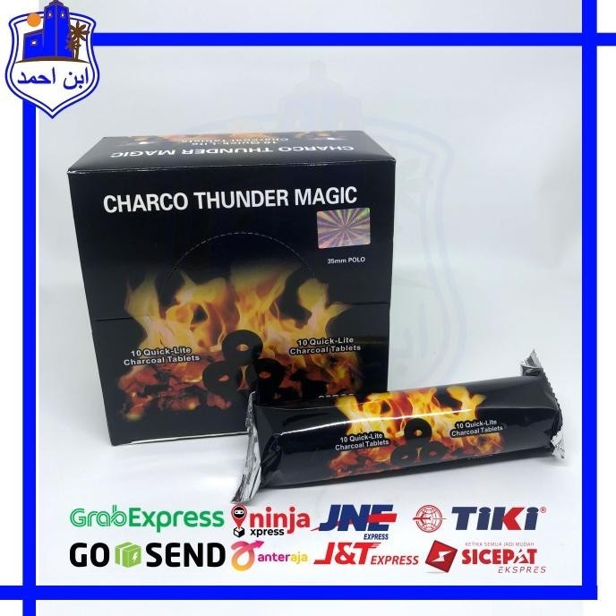 

arang magic charcoal tablets 1 box isi 8 roll