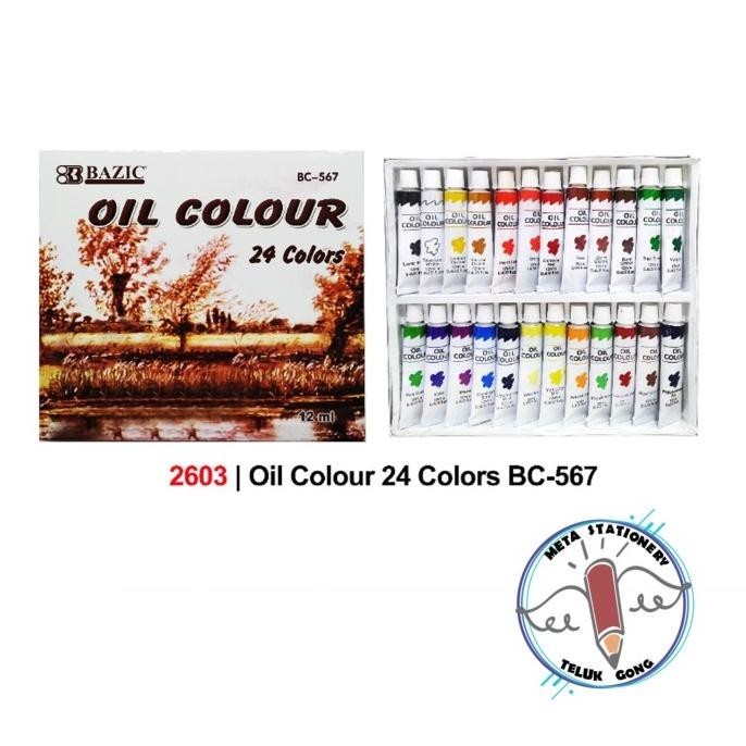 

Cat Minyak Bazic 24 warna