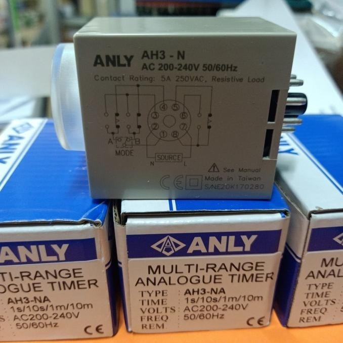 [ Ek ] Timer Ah3-Na 220V Anly  Ready