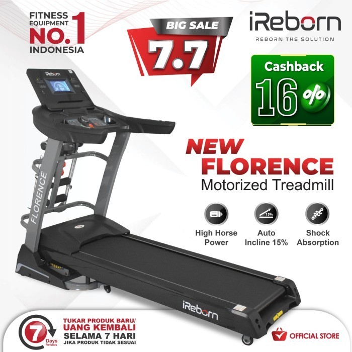 Alat Fitness Treadmill IReborn Florence