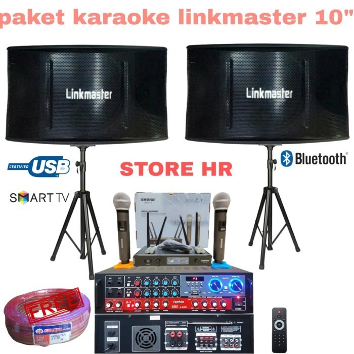 Paket Speaker Karaoke Linkmaster 10 Inch