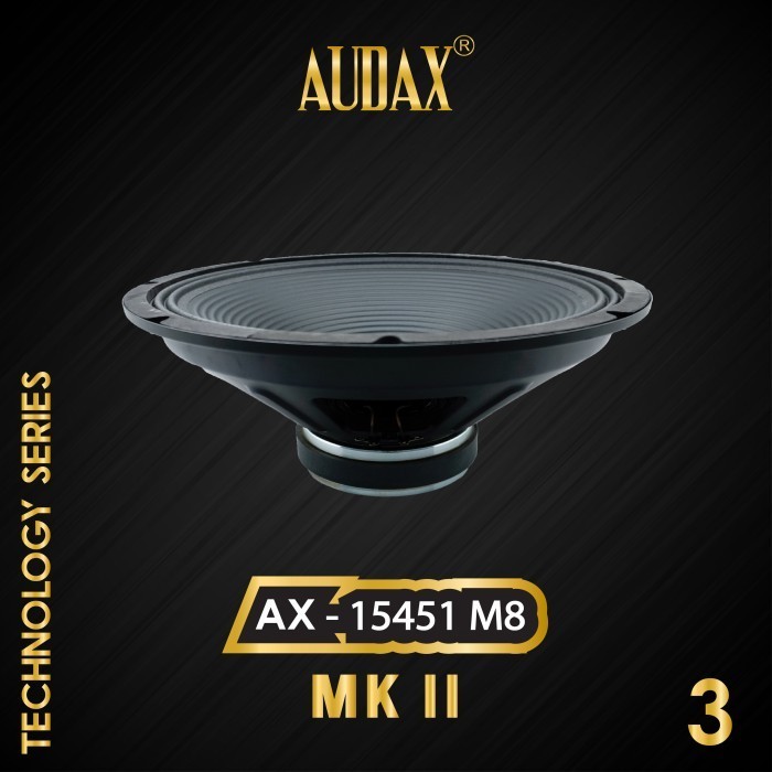 Speaker Pasif 15" Audax Ax-15451 M8 Full Range Professional Series