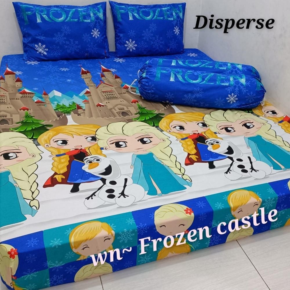 SPREI KARAKTER SPONGEBOB BTS 21 MINNIE PINK KUPU KUPU UK 120/160/180