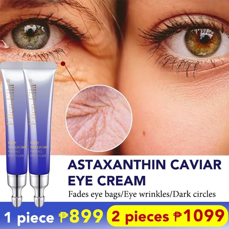 

ELLEN ELLA Silver Iron - Deep Sea Caviar Firming Eye Cream 7 hari Menghilangkan kantung mata Mengurangi lingkaran hitam Mengurangi bengkak 20g EEEC001 masker hadiah gratis