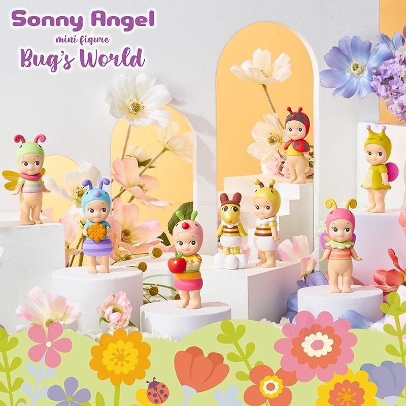 

Sonny Angel Bugs Kotak Seri Dunia Mainan Koleksi Dekorasi Boneka Tas Hadiah Figur Anime Kawaii