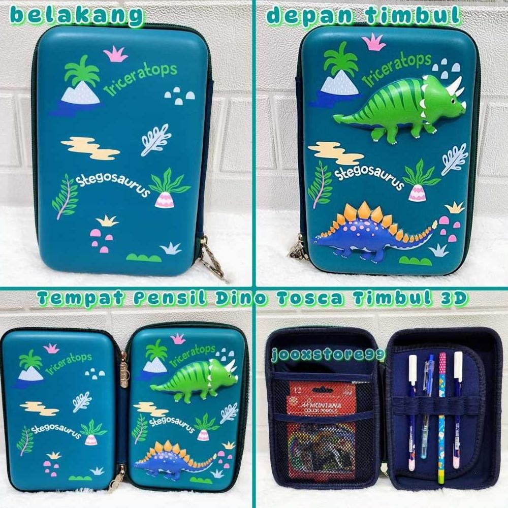 

Tempat Pensil Karakter Timbul 3D Kotak Pencil Anak Sekolah Squisy 3D Pencil Case Astronot Unicorn Timbul