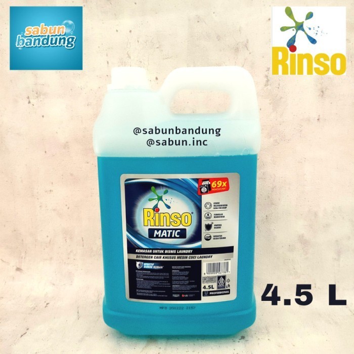 Rinso Matic Professional Detergent Cair / 5 Liter Bandung