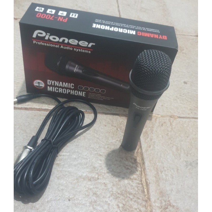Pioneer 7.0 Oem Mic Mik Microphone Mikrofon Kabel Cable Karaoke Vokal