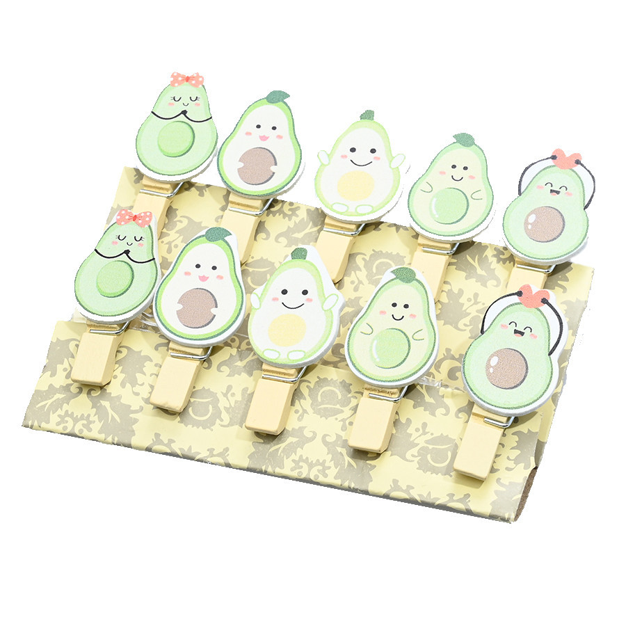 

Rambla - Bunny & Klin Klip Kayu Motif Alpukat