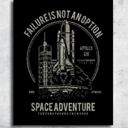Poster Luar Angkasa Space Dinding