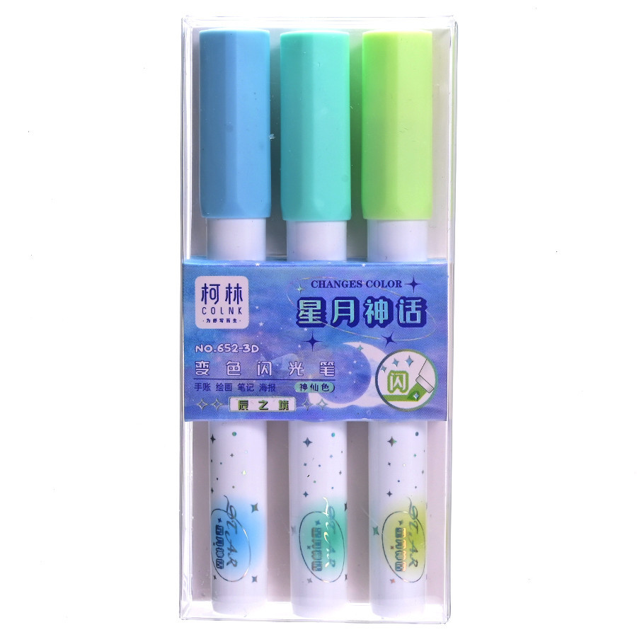 

Rambla - Bunny & Klin Highlighter Color Changing Isi 3 Pcs