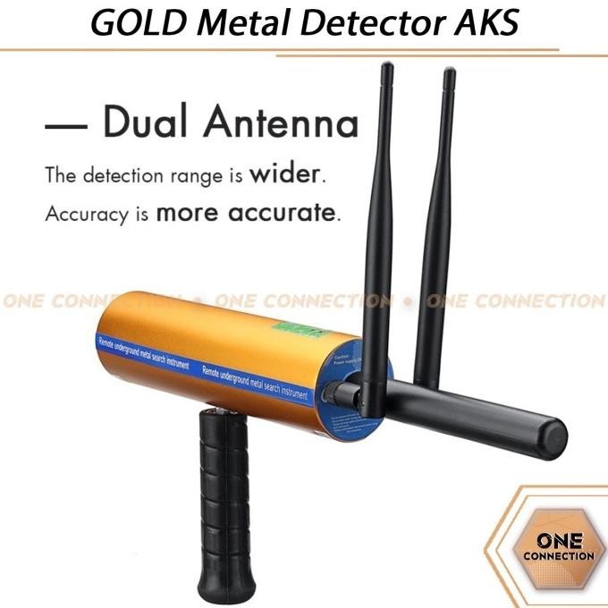 Metal Detector Jarak Jauh Aks 3D Wide Range Gold Emas Diamond Silver