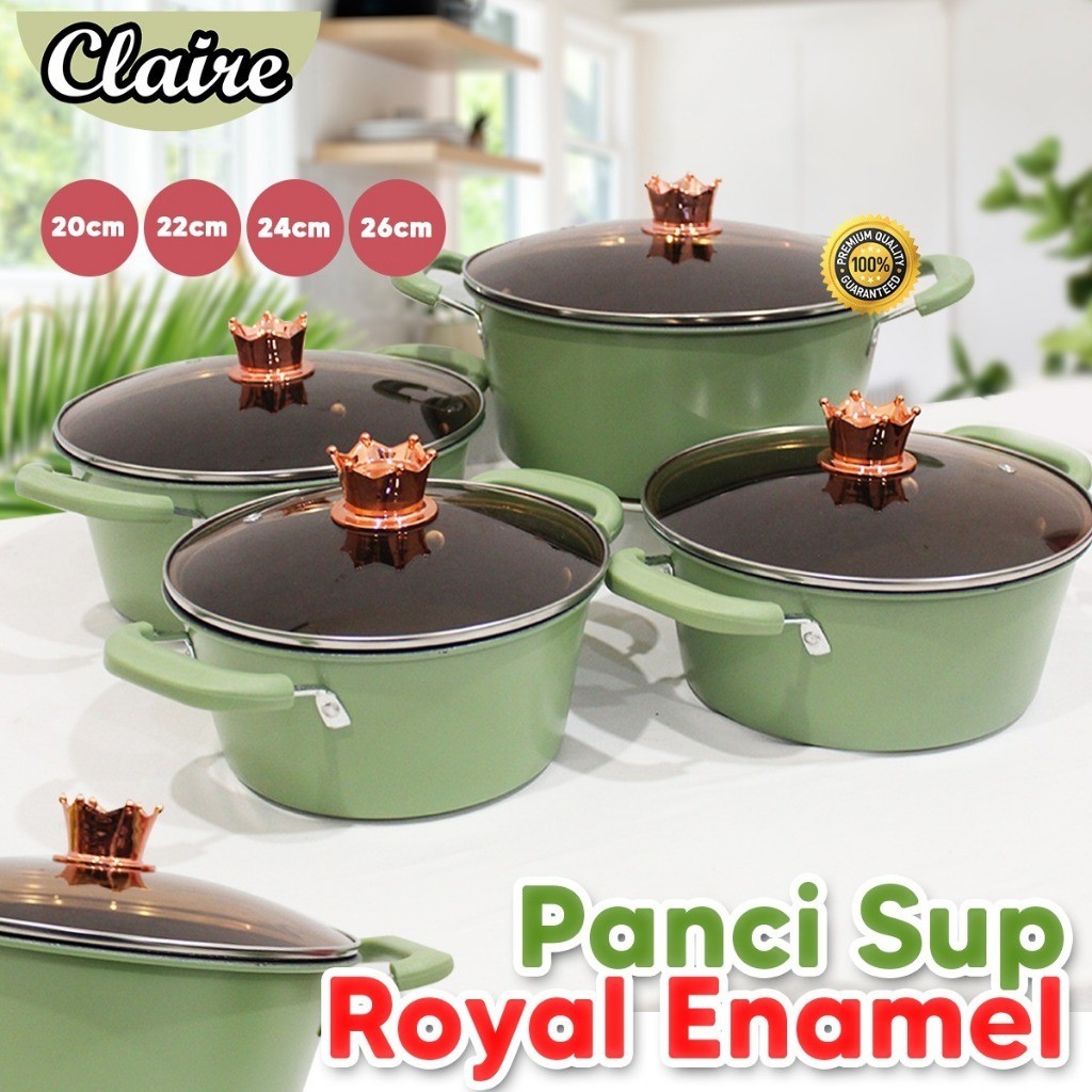 Panci Gratis Ongkir Premium Polos Panci Tim Free Ongkir Panci Anti Karat/Anti Lengket Stainless Terl