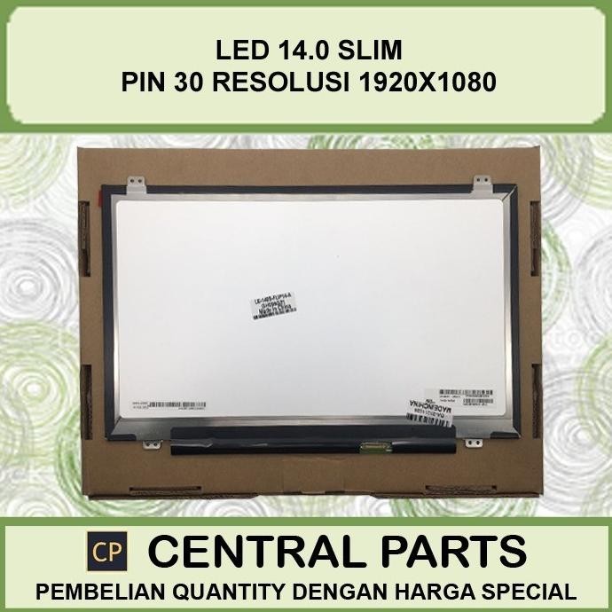 Led 14.0 Slim 30 pin Resolusi 1920X1080 NEW