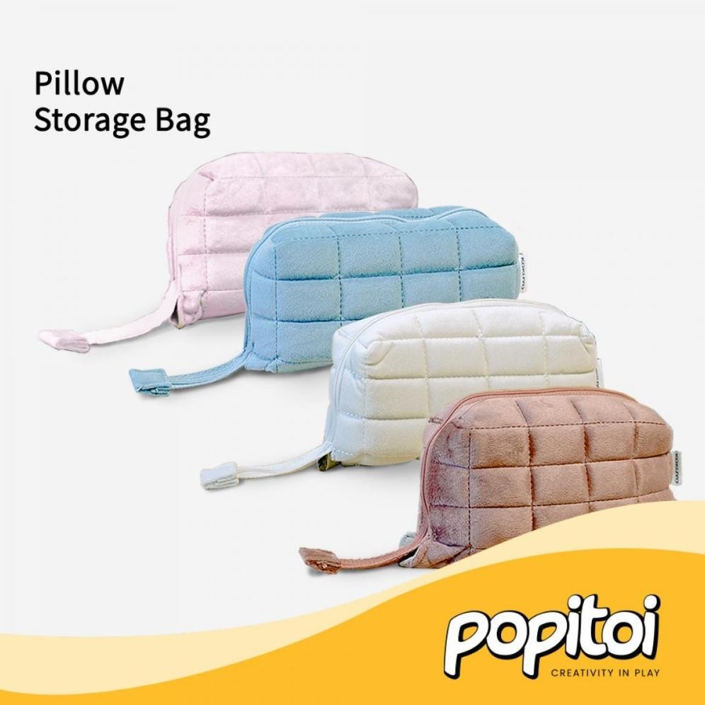 

Berkualitas Nemu Pillow Storage Bag For Make Up And Stationery Kotak Tempat Pensil Tas Bantal Pouch Cloud BisaCod