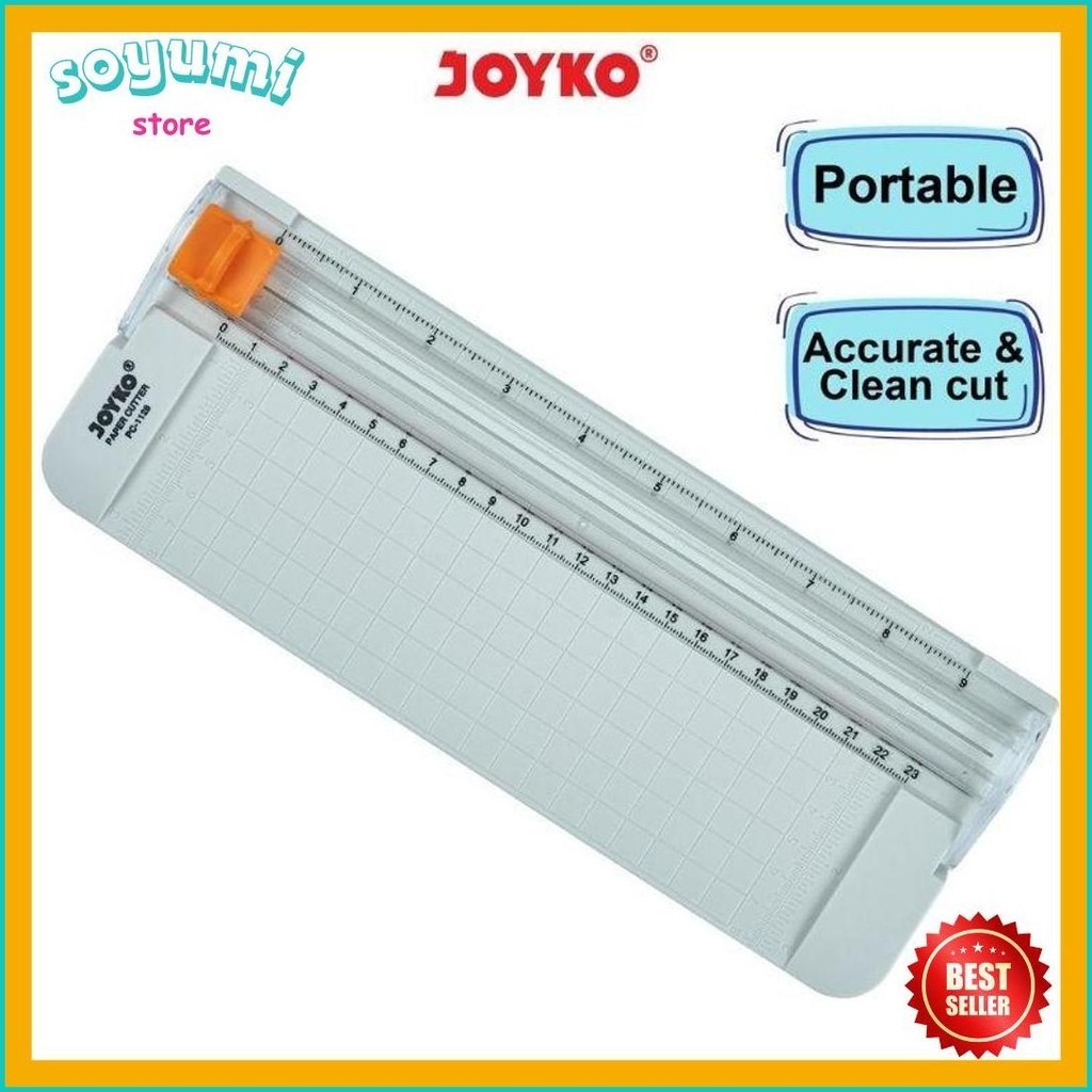 

Pemotong Kertas Paper Cutter Joyko Pc-1128 A5 (Murmer)