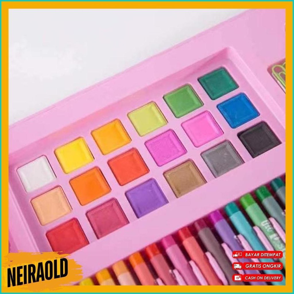 

Set Crayon 208 Krayon Mewarna Alat Menggambar Dan Mewarnai Anak (6.6)