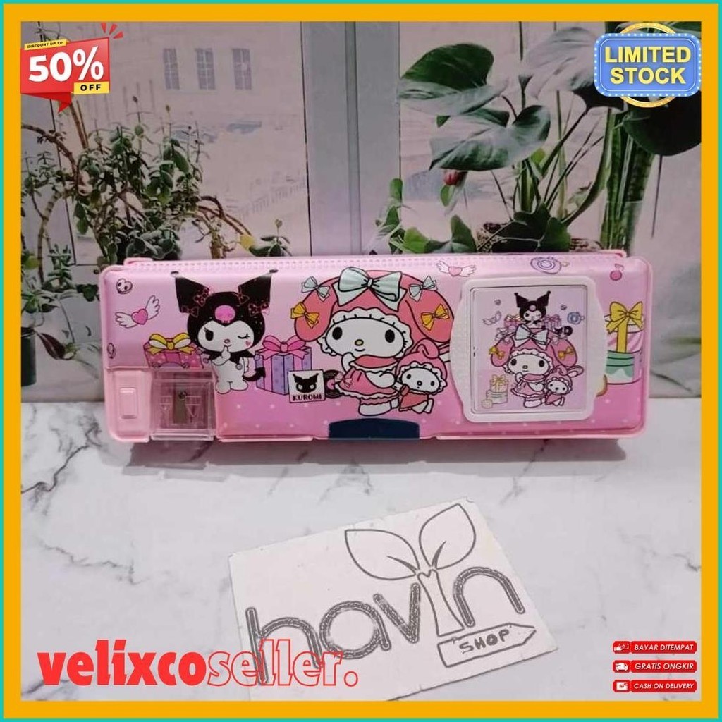 

Kotak Pensil Ada Kalkulator/Pencil Case Kalkulator/Tempat Pensil Magnet Kalkulator (6.6)