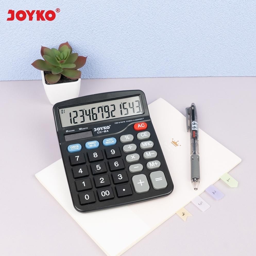 

Calculator Kalkulator Joyko Cc-8 12 Digits Check Correct (Cod)