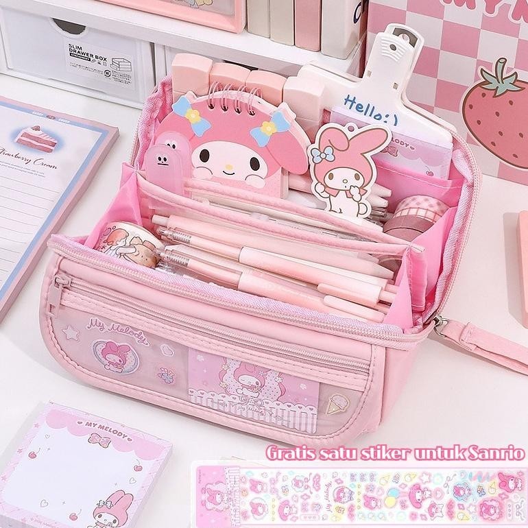 

Penjual Lokal9 Lapis Tempat Pensil Cinnamoroll Tempat Pensil Berkapasitas Besar Sanrio Anime Melody Kuromi Penyimpanan Alat Tulis Siswa Perlengkapan Sekolah (Order Sebelum Ketinggalan)