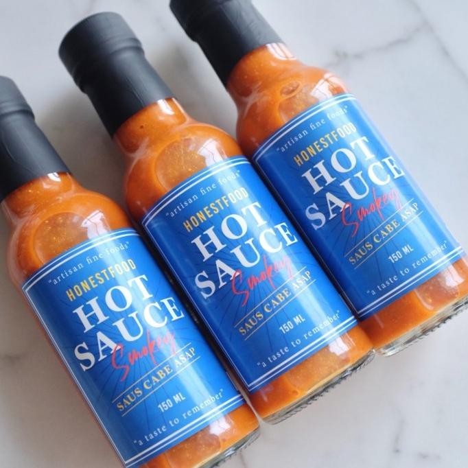 

Hot Sauce Honestfood - Saus Sambal Cabe Asap, saus tabasco pedas P67JM