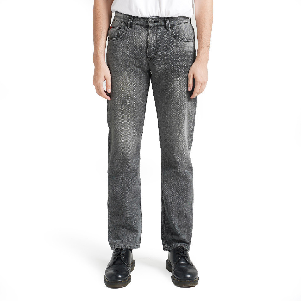 Lee Cooper Straight Fit Jeans Harry Worn Medium Black