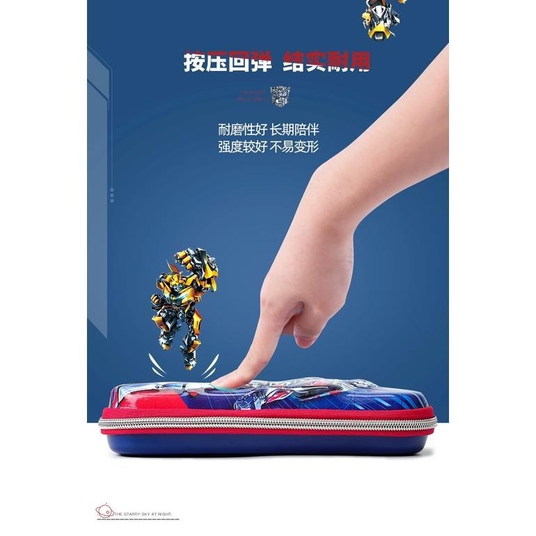 

Tempat Pensil Kotak Pensil Tepak Pensil Anak Laki-laki Robot Transformers Smiggle 3D Hardcase