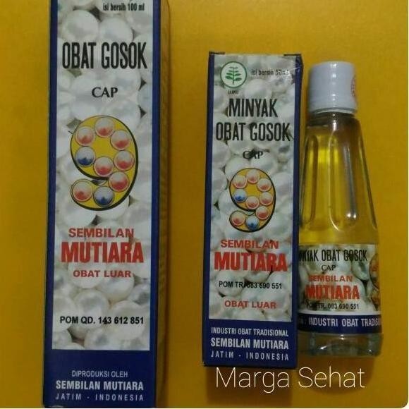 Terbaru Asli Produk Terbaik Minyak Obat Gosok Cap 9 Mutiara Isi 100 Ml/ Minyak Pijat Urut Promo