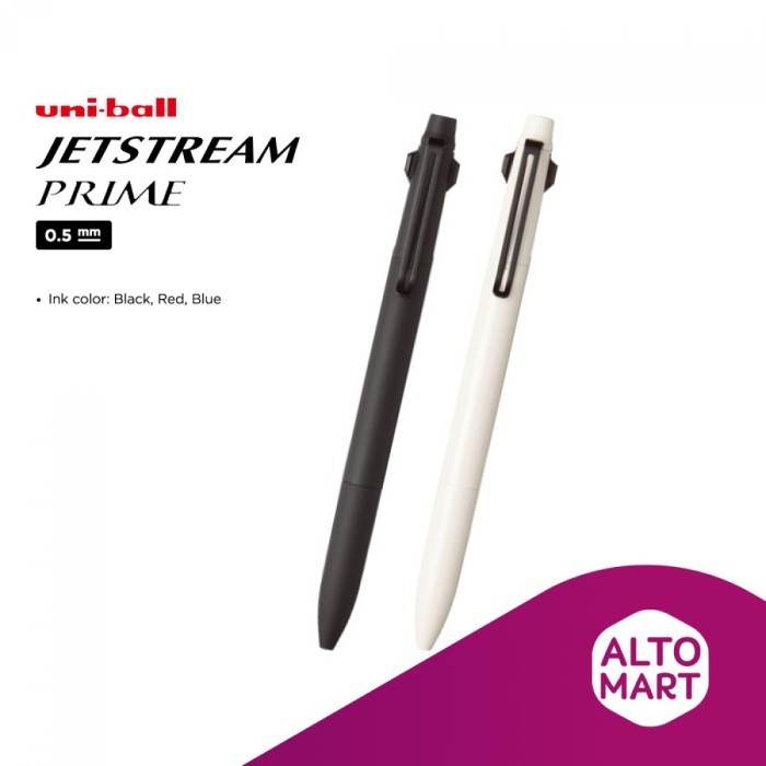 

Arom Uni Ball Jetstream Prime 3 Color 0.5 Mm Ballpoint Pen Uniball Pulpen