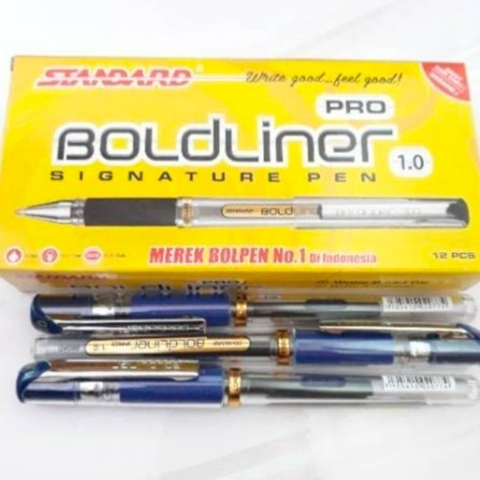 

Arom Pulpen Balliner Pro 1.0 Pen Standard Boldliner Pro 1.0 Signature 12Pcs