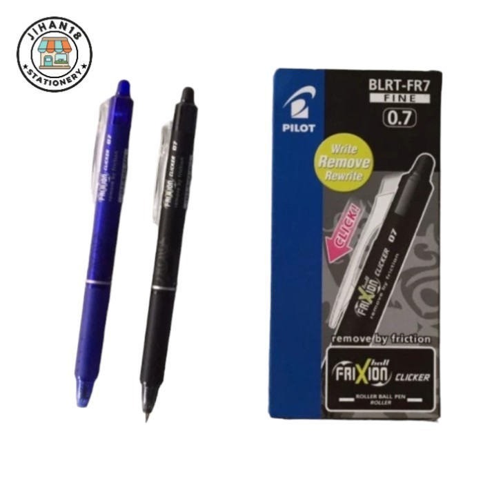 

Arom Pulpen Pen Frixion Pilot 0.7 Hitam ( Bisa Dihapus ) / Lusin