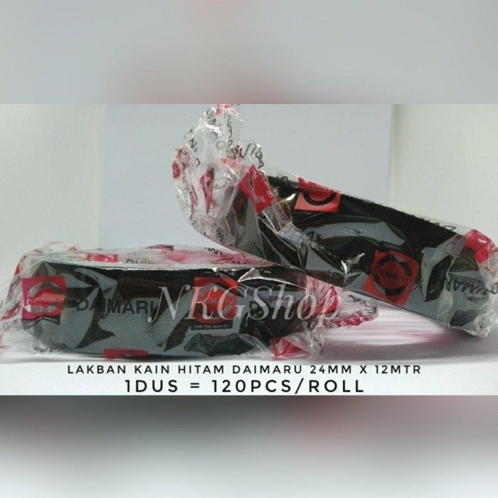 

Lakban kain/Linen/Clothtape 1" 24mm x 12m min 1dus = 120roll