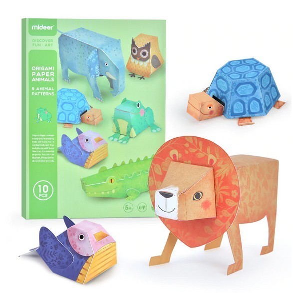 

ORIGAMI PAPER ANIMALS - Mideer - Mainan Edukasi Anak