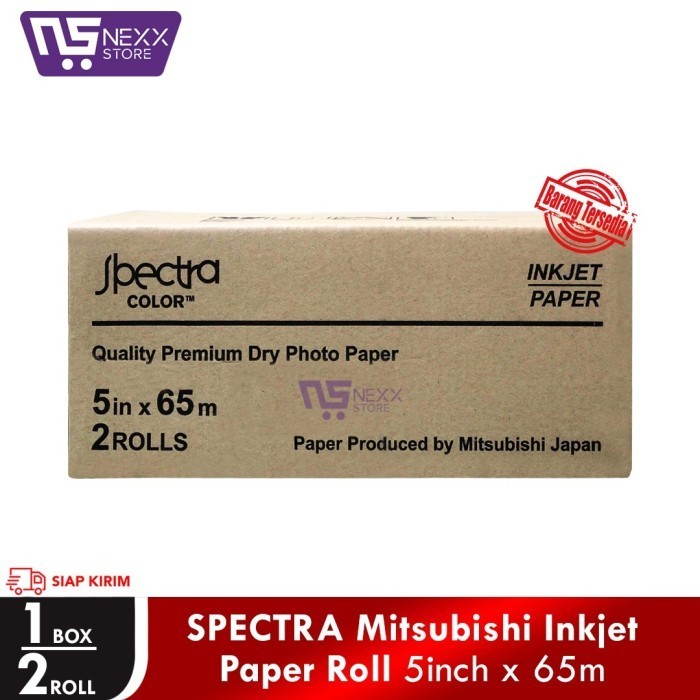 

SPECTRA Inkjet Paper ROLL - Mitsubishi - 5 in x 65M