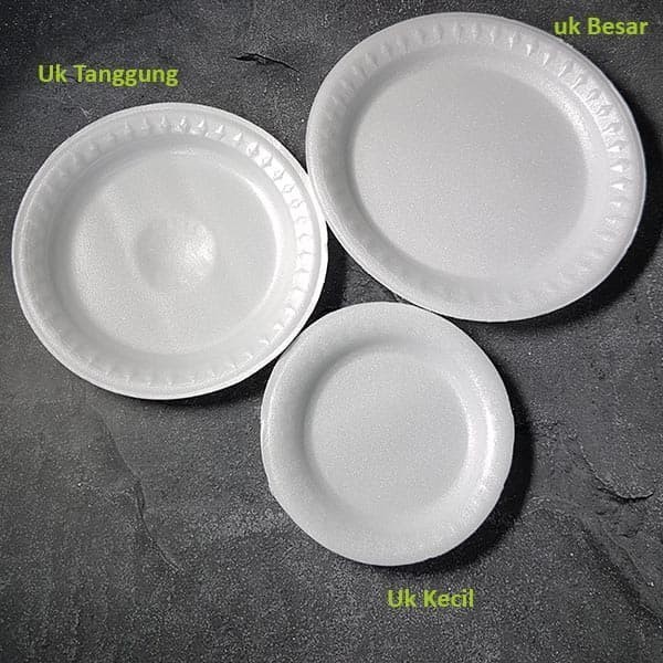 

Piring Gabus Besar isi 250 pc Styrofoam / P9